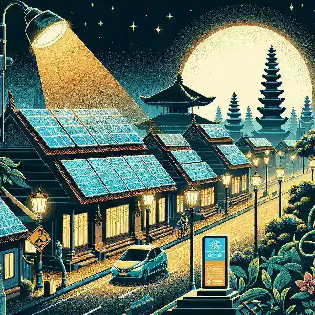 Kota Denpasar Jadi Pionir Penggunaan Sistem Smart Lighting Bertenaga Surya